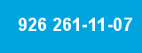 926 261-11-07